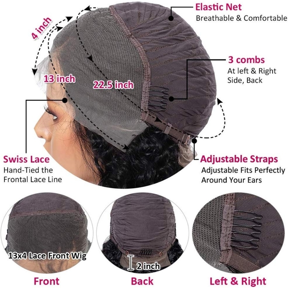 Human hair wig main image 8